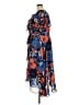 Lane Bryant 100% Polyester Floral Blue Cocktail Dress Size 24 - photo 5