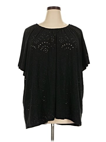 Ellos Short Sleeve Blouse (view 1)