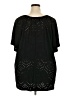 Ellos Black Short Sleeve Blouse Size 22 - photo 2