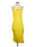 J for Justify 100% Polyester Yellow Casual Dress Size S - photo 1