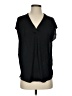 Maison d' Amelie 100% Polyester Black Short Sleeve Blouse Size XS - photo 1