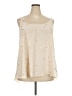 Umgee 100% Polyester Ivory Sleeveless Blouse Size 3X - photo 1