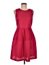 Ivanka Trump 100% Polyester Red Cocktail Dress Size M (estimated) - photo 1