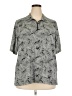 Lands' End Gray Short Sleeve Button-Down Shirt Size 2X - photo 1
