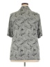 Lands' End Gray Short Sleeve Button-Down Shirt Size 2X - photo 2