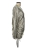 Calvin Klein Metallic Silver Long Sleeve Top Size L - photo 4