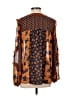 CAbi 100% Polyester Brown Long Sleeve Blouse Size XS - photo 2
