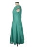 Evan Picone Solid Teal Casual Dress Size 8 - photo 5