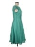Evan Picone Solid Teal Casual Dress Size 8 - photo 4