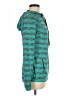 Lukka Stripes Teal Zip Up Hoodie Size M - photo 4