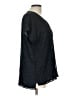 Tiny 100% Polyester Black Short Sleeve Blouse Size L - photo 4