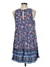 Old Navy 100% Rayon Paisley Blue Casual Dress Size M - photo 2