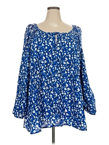 Ellos 3/4 Sleeve Blouse (view 1)