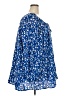 Ellos 100% Rayon Blue 3/4 Sleeve Blouse Size 5X - photo 4
