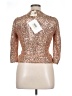 Maje 100% Polyester Gold Jacket Size XL (4) - photo 2