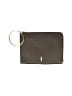 Thacker 100% Leather Gray Leather Wristlet One size - photo 1