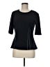 Ann Taylor Black 3/4 Sleeve Top Size M - photo 1
