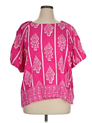 Umgee Short Sleeve Blouse (view 1)