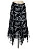 Chaps 100% Polyester Paisley Black Formal Skirt Size 6 - photo 1