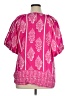Umgee Pink Short Sleeve Blouse Size XL - photo 2