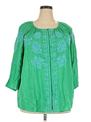J.Jill 3/4 Sleeve Blouse (view 1)