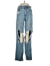 American Eagle Outfitters Color Block Blue Jeans Size 0 - photo 1