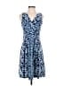 Lands' End Paisley Blue Casual Dress Size S - photo 1