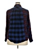 Torrid Plaid Blue Long Sleeve Button-Down Shirt Size 2X Plus (2) - photo 2