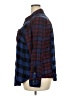 Torrid Plaid Blue Long Sleeve Button-Down Shirt Size 2X Plus (2) - photo 5