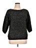 Banana Republic Metallic Black Pullover Sweater Size XL - photo 1