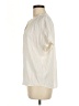 Point Sur 100% Viscose Ivory Short Sleeve Blouse Size M - photo 5