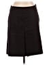 Zara Basic Solid Black Brown Formal Skirt Size L - photo 1