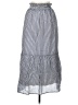 Gianni Bini Stripes Gray Casual Skirt Size L - photo 2