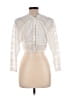 Just BEE Queen 100% Cotton White 3/4 Sleeve Top Size L - photo 2