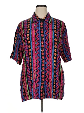 Bill Blass Short Sleeve Button Down Shirt