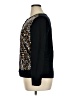 JM Collection Animal Print Black Cardigan Size 1X - photo 5