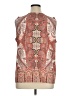 Skye's The Limit 100% Polyester Paisley Red Sleeveless Blouse Size XL - photo 2