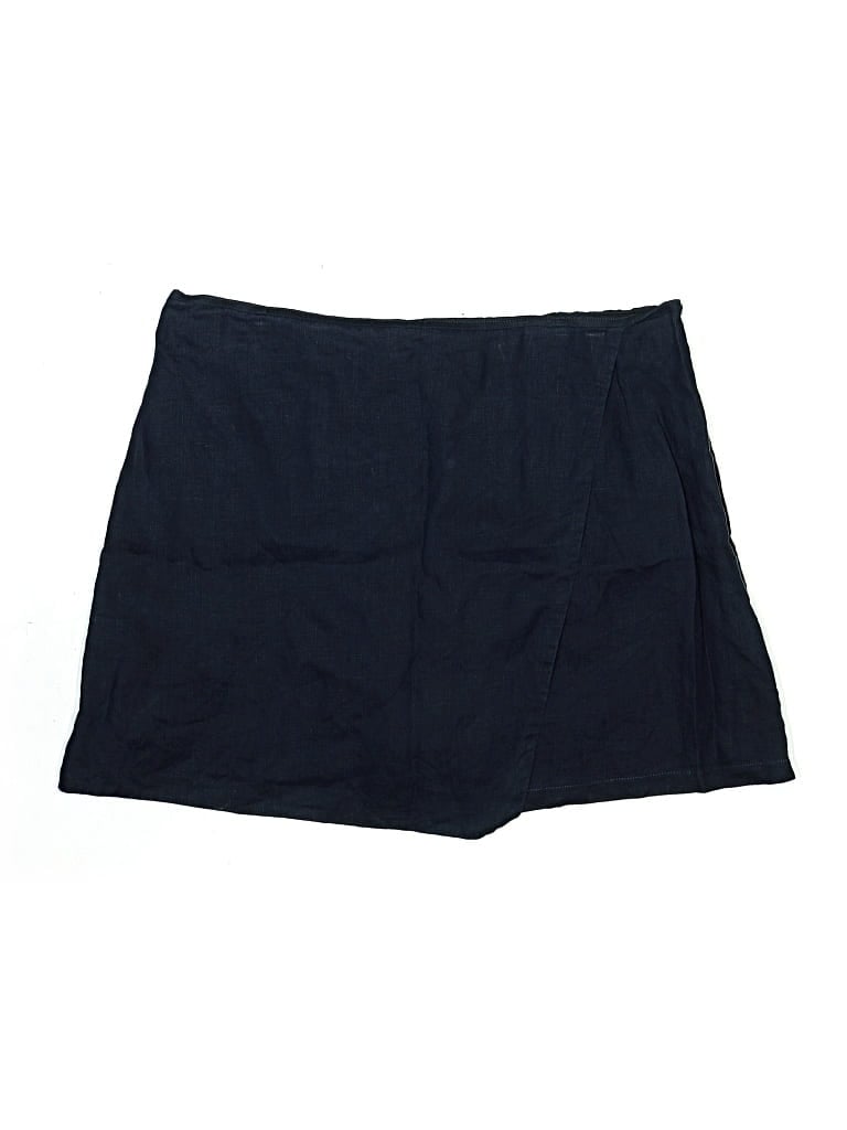 Pre-owned Quince Skort In Blue