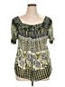 ICE Green Short Sleeve Blouse Size XL - photo 1