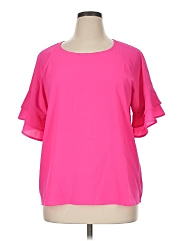 Umgee Short Sleeve Blouse (view 1)