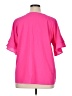Umgee Pink Short Sleeve Blouse Size XL - photo 2