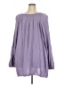 Ellos 100% Rayon Purple Long Sleeve Blouse Size 5X - photo 2