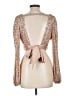 Privy Gold Long Sleeve Top Size L - photo 2