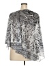 Croft & Barrow 100% Polyester Silver Poncho Size 4X - photo 2