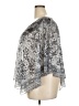 Croft & Barrow 100% Polyester Silver Poncho Size 4X - photo 5