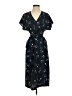 OAK + FORT 100% Polyester Black Casual Dress Size XS - photo 1