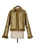 STAND STUDIO 100% Polyurethane Gold Faux Fur Jacket Size EU (FR) 40 / US 8 - photo 1