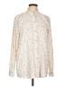 Eddie Bauer Print Ivory Long Sleeve Blouse Size L (tall) - photo 1