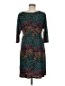 Robbie Bee Animal Print Teal Cocktail Dress Size M - photo 2