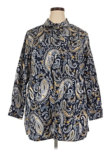 Jessica London 3/4 Sleeve Blouse (view 1)